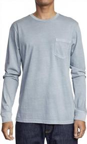 img 4 attached to 👕 RVCA Pigment Sleeve Pocket T-Shirt: Stylish Men's Clothing for Shirts