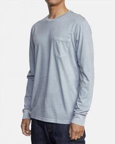 img 3 attached to 👕 RVCA Pigment Sleeve Pocket T-Shirt: Stylish Men's Clothing for Shirts