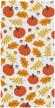 rustic floral thanksgiving hand towels 16x30 in autumn harvest ultra soft highly absorbent small bathroom towel fall pumpkin leaves decor gifts give thanks. logo