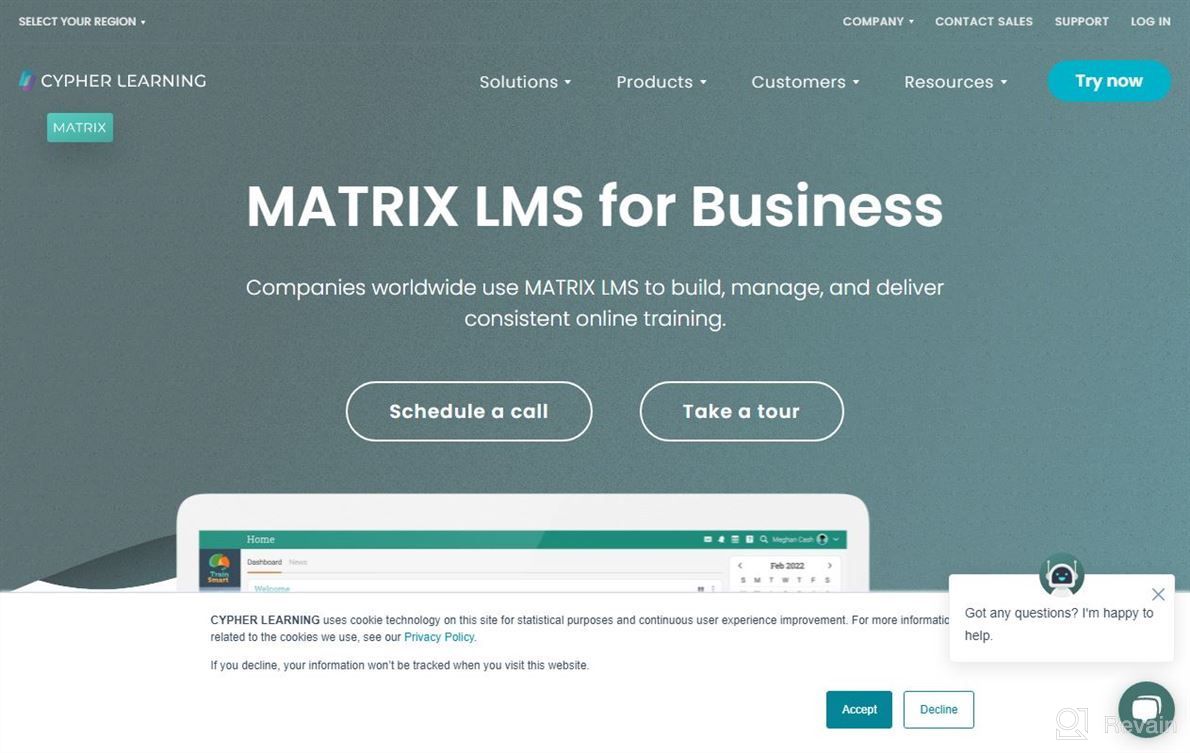 img 1 attached to Matrix LMS for G Suite review by Carlos Reyes