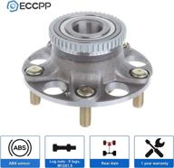 eccpp 512188 rear wheel hub and bearing assembly replacement for 2003-2008 acura tl honda accord - abs, 5 lugs, 1 piece logo