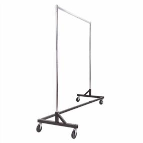 img 4 attached to Robust And Versatile Commercial Garment Rack With Rolling Capabilities And Durable KD Construction