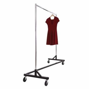 img 3 attached to Robust And Versatile Commercial Garment Rack With Rolling Capabilities And Durable KD Construction