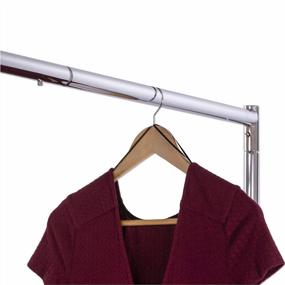 img 2 attached to Robust And Versatile Commercial Garment Rack With Rolling Capabilities And Durable KD Construction
