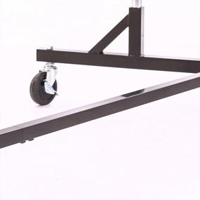 img 1 attached to Robust And Versatile Commercial Garment Rack With Rolling Capabilities And Durable KD Construction