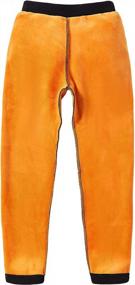 img 3 attached to Теплые и стильные леггинсы-юбки IRELIA для девочек с флисовой подкладкой и дизайном без стопы