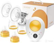 🤱 hofish electric double breast pump - quiet & pain-free breastfeeding pump with 3 modes & 9 levels, night light, 28mm flange - 8001d логотип