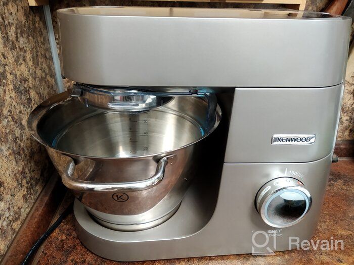 img 1 attached to Kitchen harvester Kenwood Chef Titanium KVC7300S, 1500 W, silver review by Anastazja Matejczyk