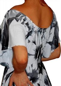 img 2 attached to Flattering And Fashionable: Funfash Plus Size Slimming Blouse With Empire Waist And Short Sleeves