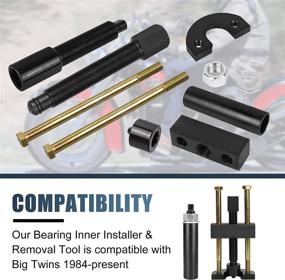 img 2 attached to 🔧 AUFER Transmission Mainshaft Bearing Race Tool: Effortless Installation & Removal for Big Twin 1984-Present