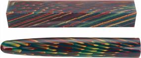 img 2 attached to Craft Stunning Pens With WoodRiver'S Porcupine Acrylic Poly Resin Pen Blank
