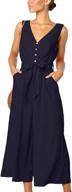 ecowish jumpsuits sleeveless jumpsuit rompers women's clothing : jumpsuits, rompers & overalls logo