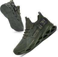 sytanbo sneakers lightweight breathable armygreen women's shoes : athletic logo