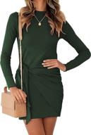 👗 btfbm casual sleeve dresses bodycon women's clothing: stylish and comfy dresses for all occasions! логотип