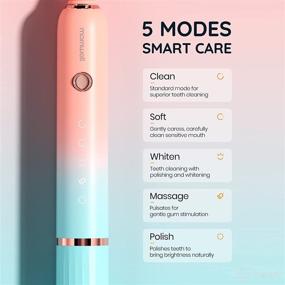 img 2 attached to 🪥 Rechargeable Mornwell Whitening Electric Toothbrush