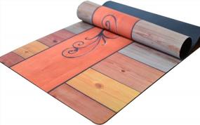 img 1 attached to Brandream Vintage Waterproof Kitchen Mat - Non Skid Laundry Room Runner With 3D Wood Appearance, 20X48