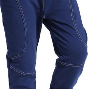 img 1 attached to 👖 Rysly Cotton Sweatpants - Tapered Casual Boys' Clothing Pants