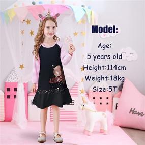 img 3 attached to VIKITA Toddler Dresses Sleeve LH5805 Girls' Clothing - Dresses