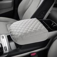 🎪 kmmotors carnival ka4 2021-2022 center console cover, armrest cushion, console protector, carnival accessories - light gray логотип