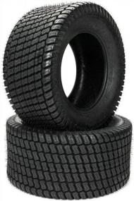 img 2 attached to 2 PCS 20X8.00-8 Lawn & Garden Mower Tires | 4PR Load Range B | Tubeless Turf Tractor Golf Cart