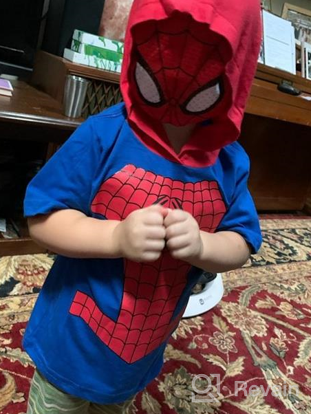 img 1 attached to Marvel Avengers Little Hooded 🦸 Green Boys' Clothing: Unleash Their Heroic Style! review by Charles Parente