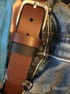 img 1 attached to Levis Classic Casual Medium Boys' Accessories Belt - Ideal for Schools and Everyday Wear review by Oscar Berry