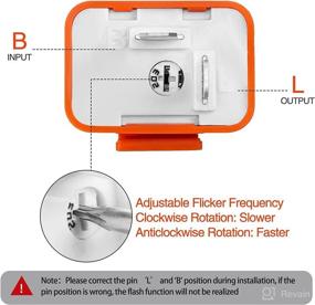 img 1 attached to Electronic Flasher Adjustable Motorcycle Indicator Replacement Parts