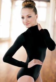 img 1 attached to Stylish & Functional Girls Bodysuit For Dance - Balera'S Long Sleeve Turtleneck Leotard In Spandex
