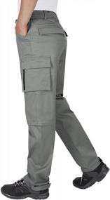 img 3 attached to Men'S Lightweight Zip-Off Hiking Travel Cargo Pants By DiShang