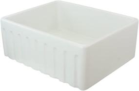 img 3 attached to Upgrade Your Kitchen With Transolid KF-FUSF24199 Logan Fireclay Undermount Sink Kit