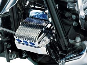 img 2 attached to 🏍️ Enhance Your Harley-Davidson Touring Motorcycle with Kuryakyn 1547 Regulator Cover: Chrome Accent Accessory (1997-2011)