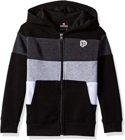 img 2 attached to Heather Charcoal Boys' Southpole Sweater 👕 with Pockets - Fashion Hoodies & Sweatshirts