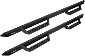 img 4 attached to 🚚 Raptor Series Magnum RT Gen 2 GTS37DG Drop Side Steps Running Boards - Black | Fits 2019-2022 Ram 1500 Crew Cab - Enhanced SEO!