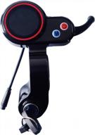 2-in-1 display thumb throttle and speedometer control panel with manual override & keys for h5 electric scooter by evercross logo