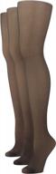 no nonsense womens graduated compression smart support control top pantyhose логотип