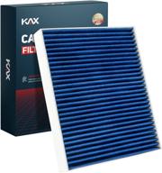 🔍 kax cabin air filter gcf027 (cf11966): ideal replacement for equinox, silverado 1500, cruze, malibu, traverse, sierra 1500, colorado, terrain, acadia, impala, xt5, camaro, canyon, envision cabin filter logo