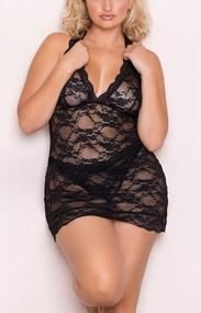 img 3 attached to Flaunt Your Curves With Stylish Plus Size Lingerie Chemise And Teddy Babydoll Dresses