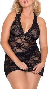 img 4 attached to Flaunt Your Curves With Stylish Plus Size Lingerie Chemise And Teddy Babydoll Dresses