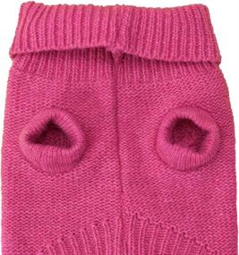 img 2 attached to XXS Girl Cat Sweater - Turtleneck Knitted Apparel for Warm Cats