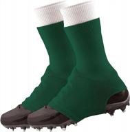 multi-sport cleat covers - tck spats for football, lacrosse, soccer, and baseball - available in youth and adult sizes logo