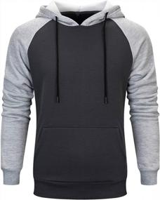 img 4 attached to Stay Cozy And Fashionable With DUOFIER Men'S Pullover Hoodies Featuring Kangaroo Pocket