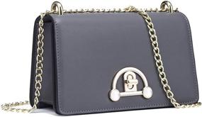 img 4 attached to FT FUNTOR Leather Crossbody Shoulder Women's Handbags & Wallets via Shoulder Bags