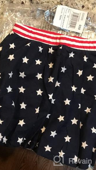 img 1 attached to 👧 Girls' Americana Skort by The Children's Place review by Angie Wooten