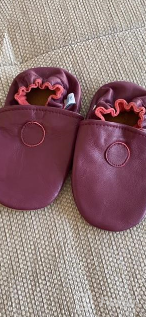 img 1 attached to Dotty Fish Baby Shoes: Stylish Girls Leather T-Bar Crib Footwear review by Becky Dahl