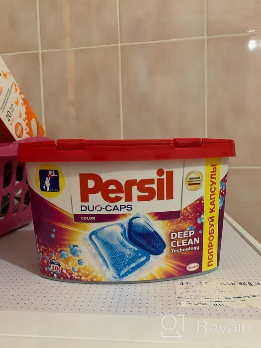 img 2 attached to 15-Count Persil Duo Caps 🧺 Color Laundry Detergent for Brighter Clothes review by Sai A Nyi ᠌