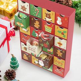 img 1 attached to 2022 LEMESO Christmas Advent Calendar: 24 Days Countdown Boxes For Small Gifts, Decorate Your Tree With A Special Gift!