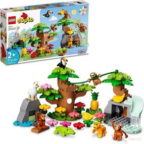img 4 attached to 🦁 Exploring the Jungle: LEGO DUPLO Wild Animals of South America 10973 Building Toy Set for Toddlers (Ages 2-5)
