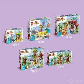 img 1 attached to 🦁 Exploring the Jungle: LEGO DUPLO Wild Animals of South America 10973 Building Toy Set for Toddlers (Ages 2-5)