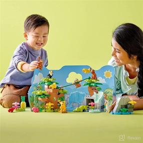 img 2 attached to 🦁 Exploring the Jungle: LEGO DUPLO Wild Animals of South America 10973 Building Toy Set for Toddlers (Ages 2-5)