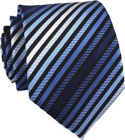 img 4 attached to 👔 Black Elegant Banquet Formal Necktie: The Ultimate Accessory for a Sophisticated Affair